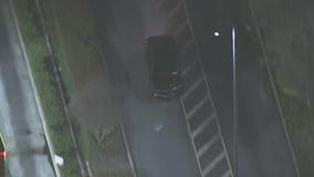 Suspected street racer smashes into another car, leads CHP on chase