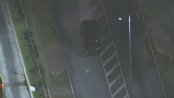 Suspected street racer smashes into another car, leads CHP on chase
