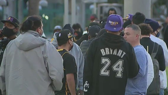 One Year Later: Fans honor Kobe Bryant at local murals, impromptu memorials