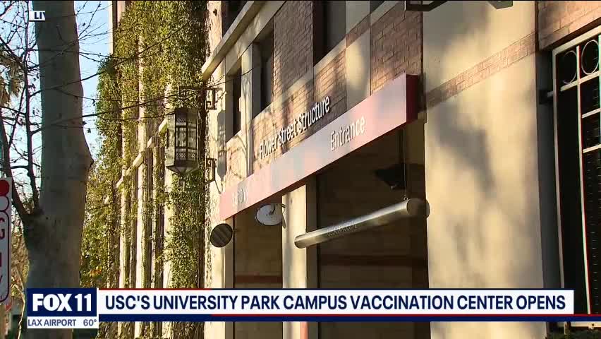 USC?s University Park Campus vaccine center opens