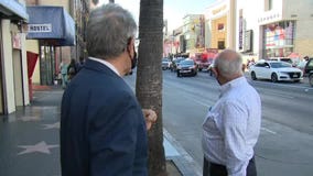 FOX 11's Hal Eisner, Joab Perez taken to hospital after being hit by suspected DUI driver in Hollywood