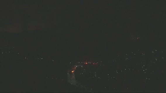 Crews respond to brush fire in Pacific Palisades