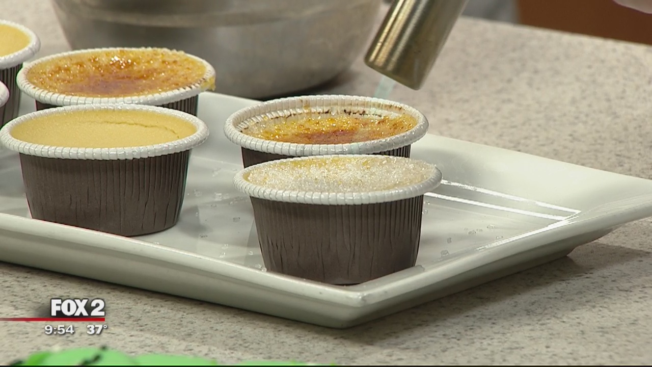 Irish creme brulee with Cantoro Italian Market