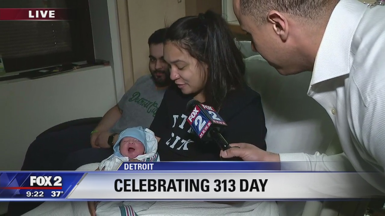 DMC hospitals celebrate Detroit's newborns on 313 Day