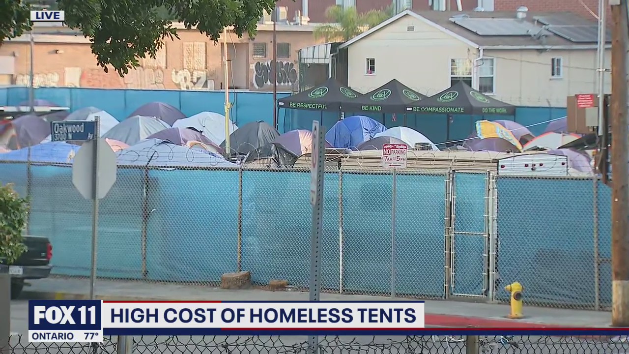 Explaining the cost of homeless tents