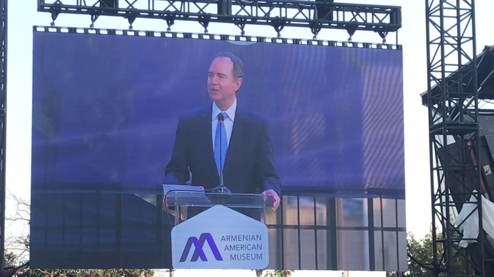 Rep. Adam Schiff celebrates groundbreaking of Armenian American Museum