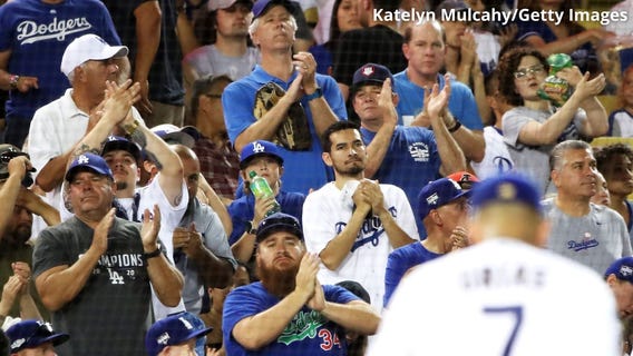 Fans pack Dodger Stadium as California allows full-capacity games