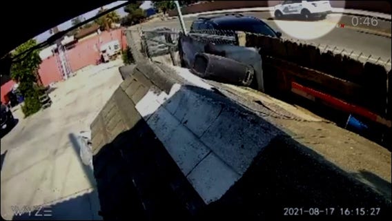 Deputy shot: Video captures moment dozens of shots fired in San Bernardino