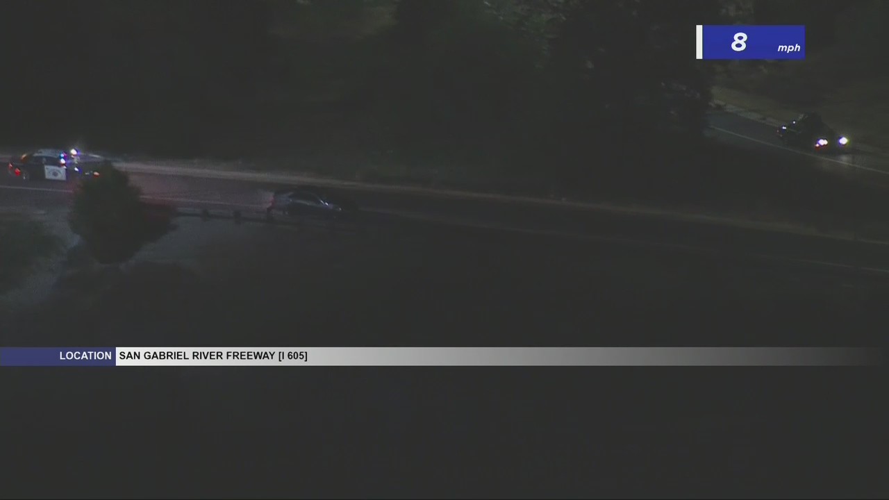 Suspected DUI driver leads CHP on slow chase before car eventually breaks down