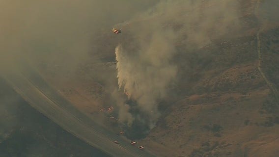 Route Fire: Crews battling Santa Clarita wildfire, 5 Freeway shut down
