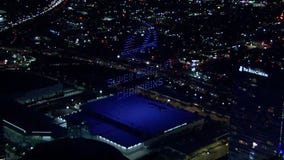 Drone show honors Super Bowl LVI-winning LA Rams