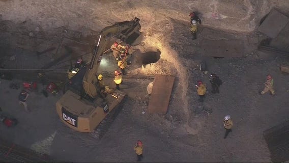 Person safely pulled from 25-foot hole in Ventura County