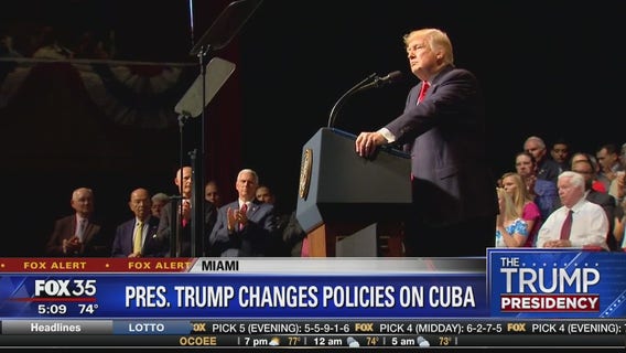 Trump changes policies on Cuba
