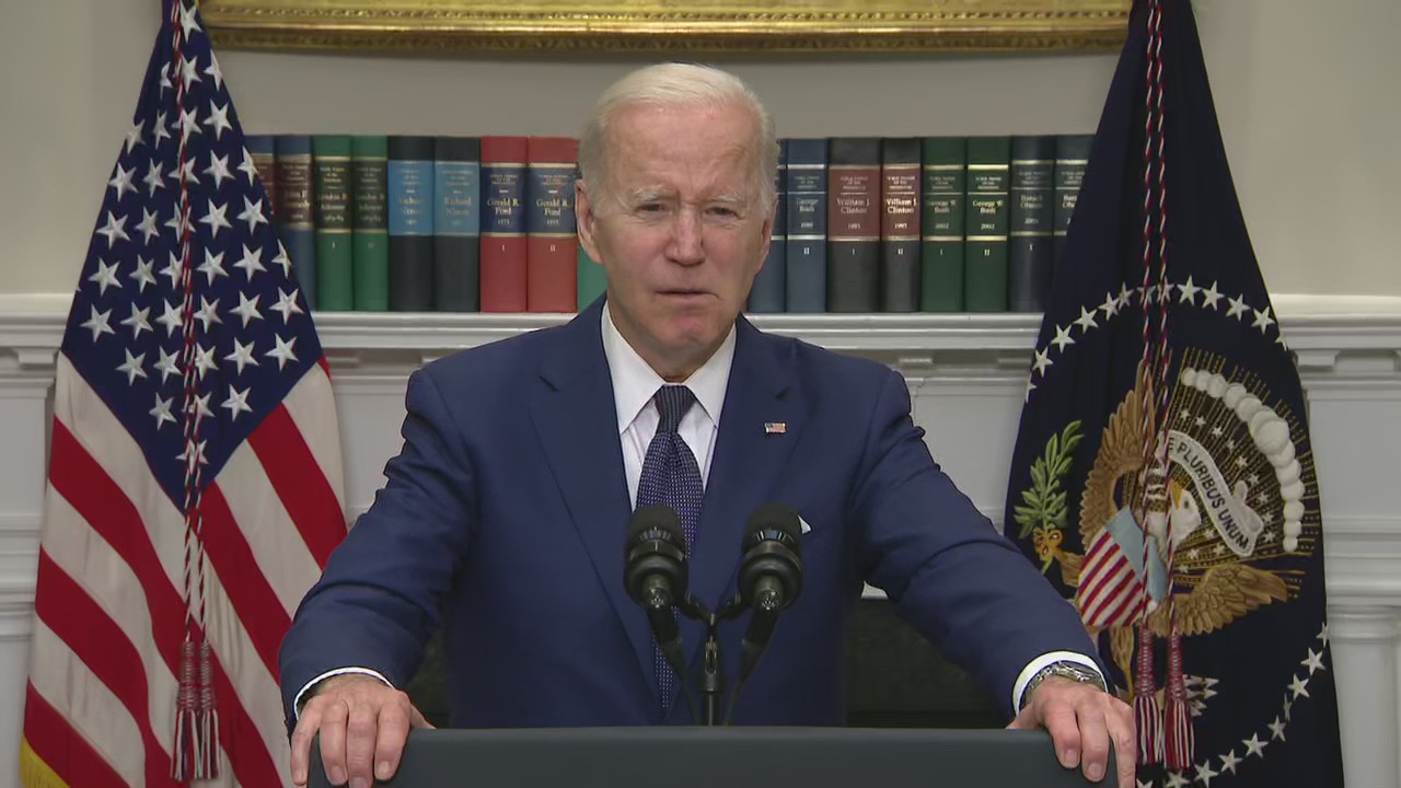 Full Address: President Biden reacts to Texas shooting that killed 18 children