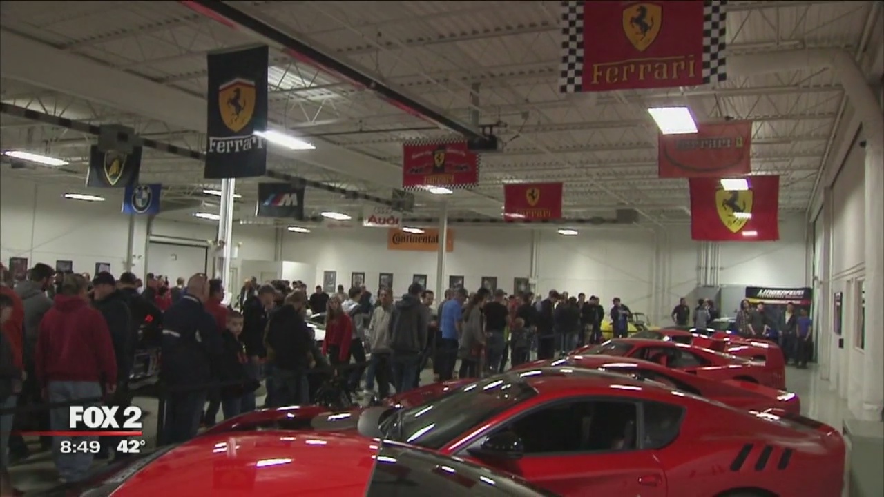 Lingenfelter car collection charity open house