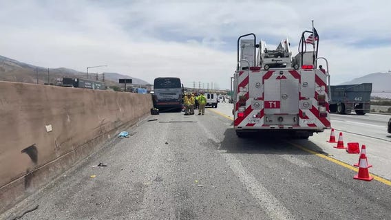 12 injured in Cabazon bus crash