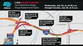210 Freeway's five-day closure in Irwindale to begin