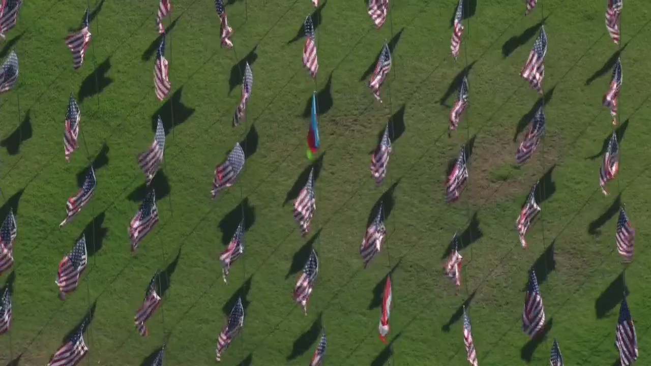 9/11 remembrance: Flags fly at Pepperdine University