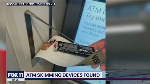 ATM skimming devices found in San Bernardino County
