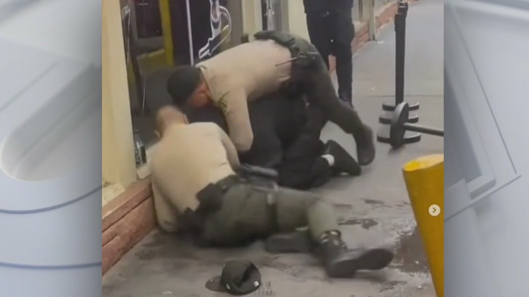 Blake Anderson: Security guard beaten by LA County deputies breaks silence