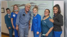 Jay Leno out of hospital after suffering serious burns