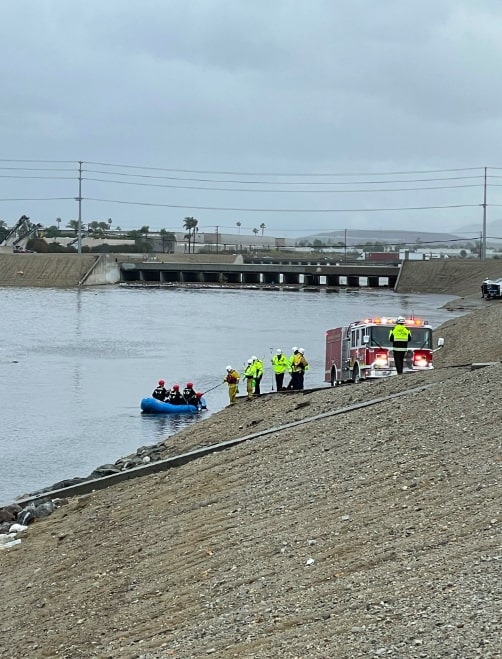 Water rescue underway in Ontario