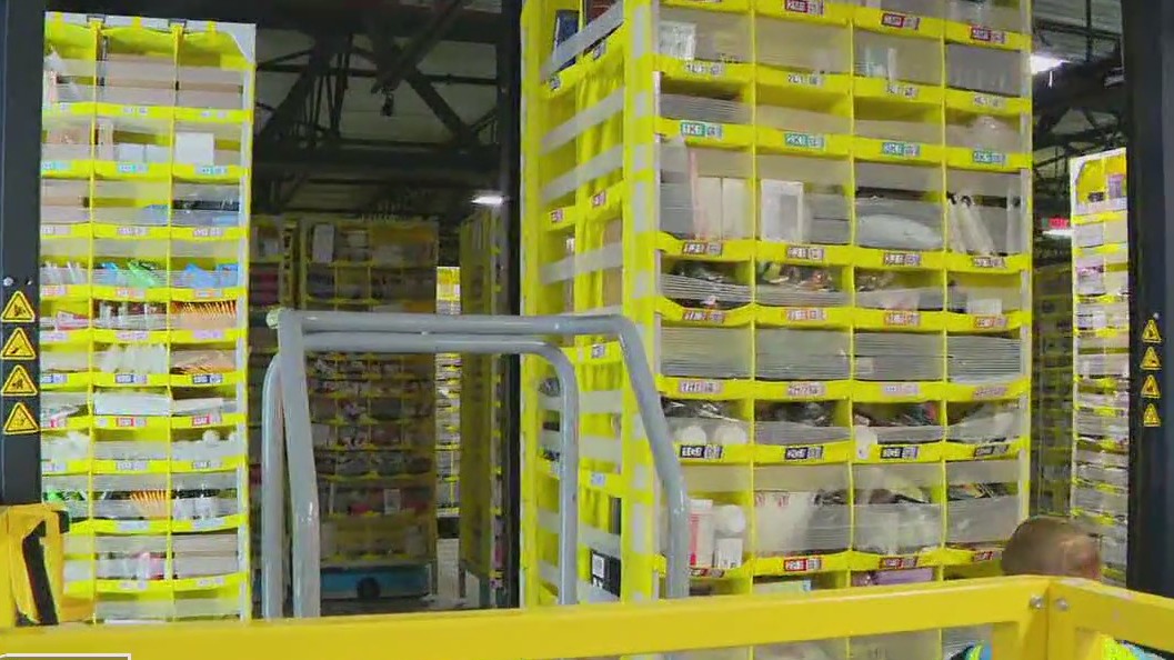 Packing Amazon holiday orders