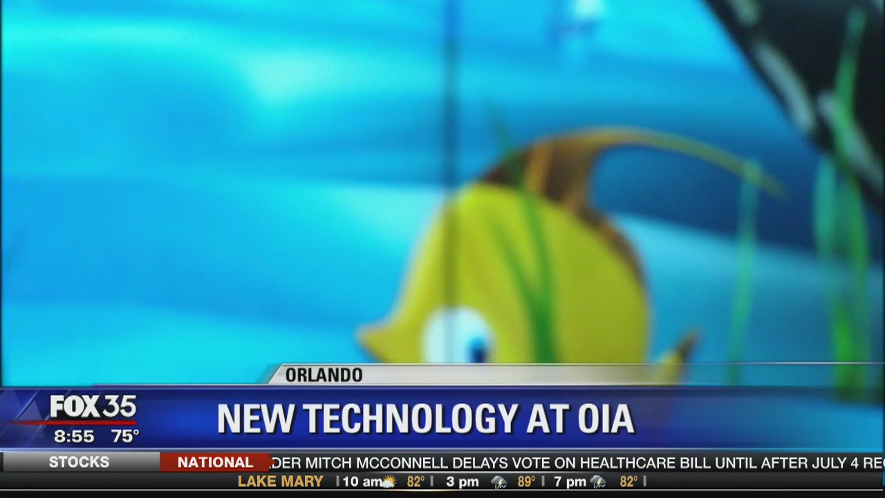 New technology at Orlando international Airport