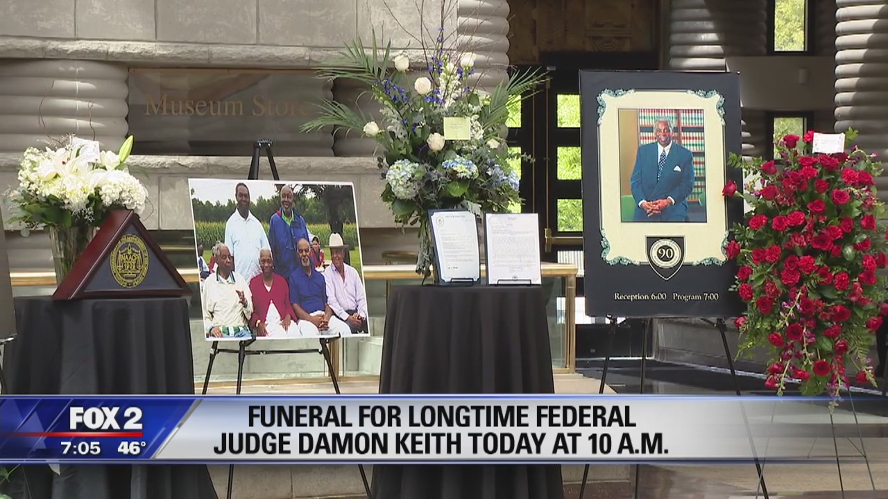 Funeral service today for civil rights icon Judge Damon Keith | FOX 2