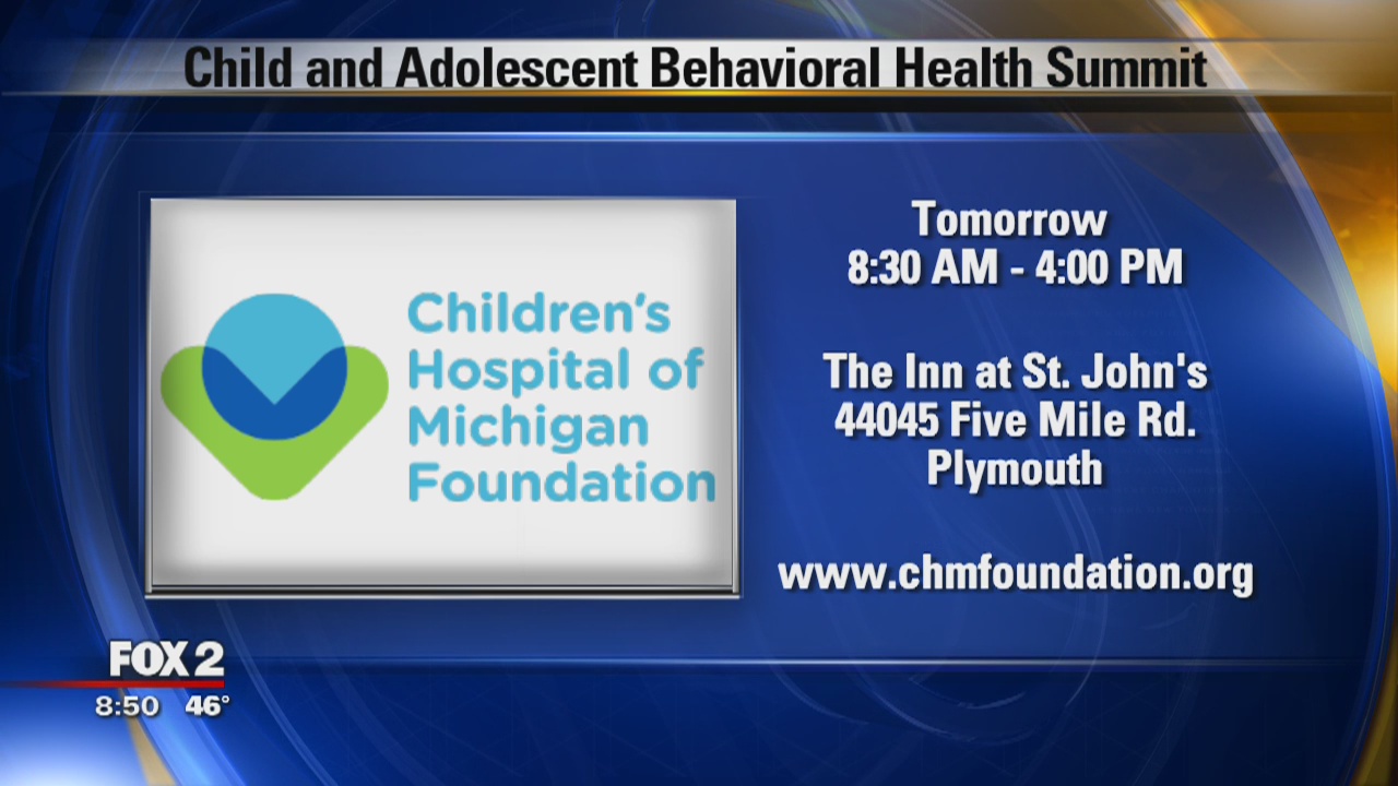 Children's Hospital of Michigan Foundation holding Inaugural Child and Adolescent Behavioral Health Summit