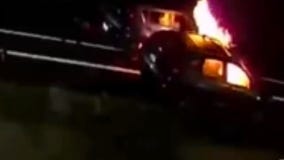 2 sought in connection with arson in Corona