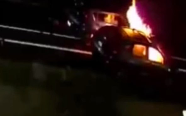 2 sought in connection with arson in Corona