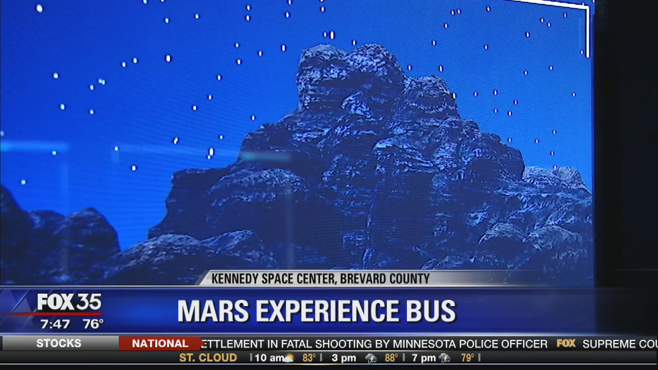 Mars Experience Bus at the Kennedy Space Center