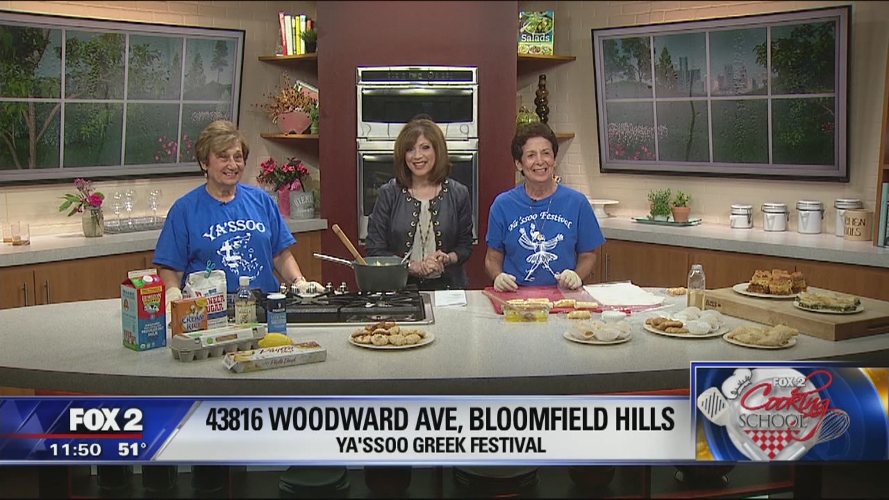 Greek Festival Chefs Make Custard Dessert