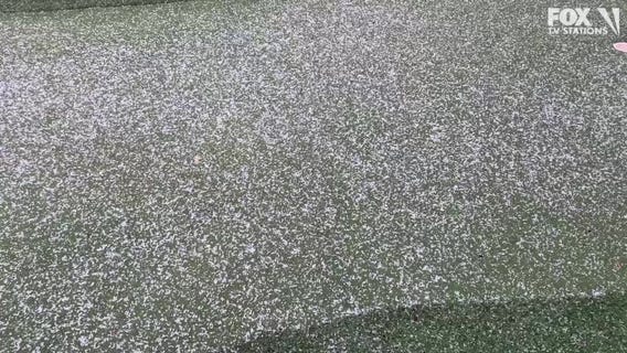 Studio City hit with sleet