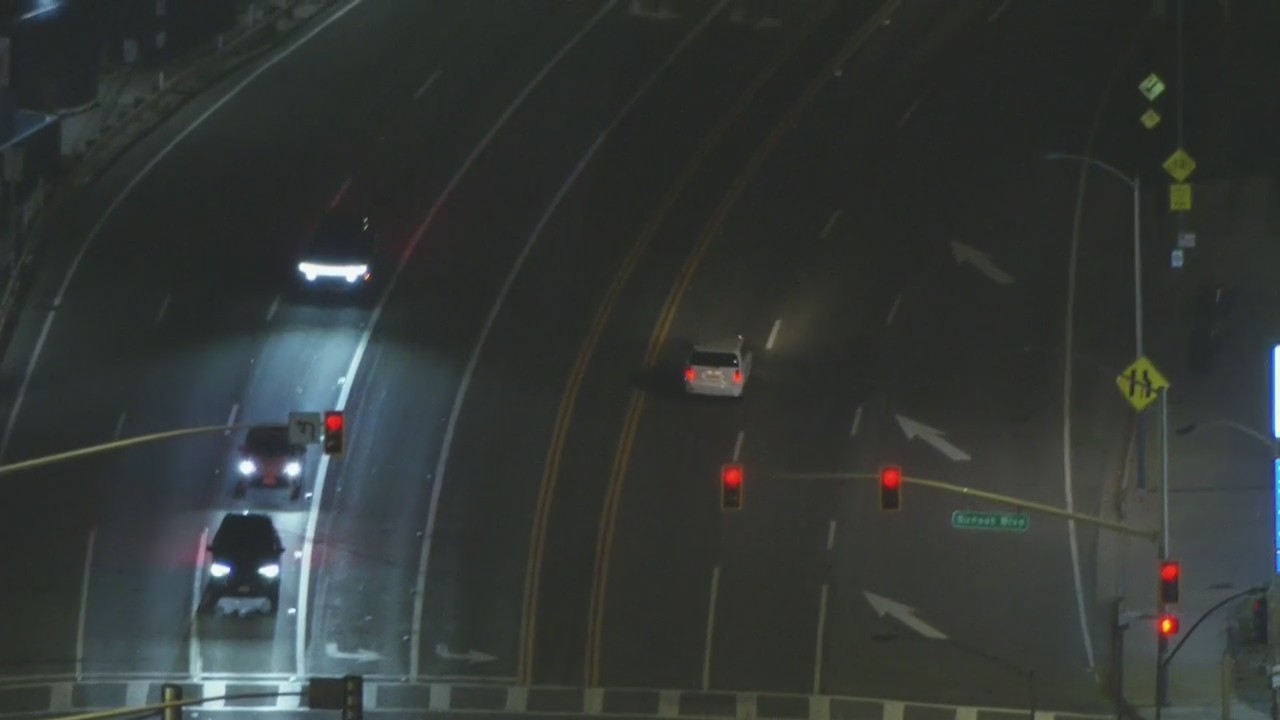 Police chase in Santa Monica