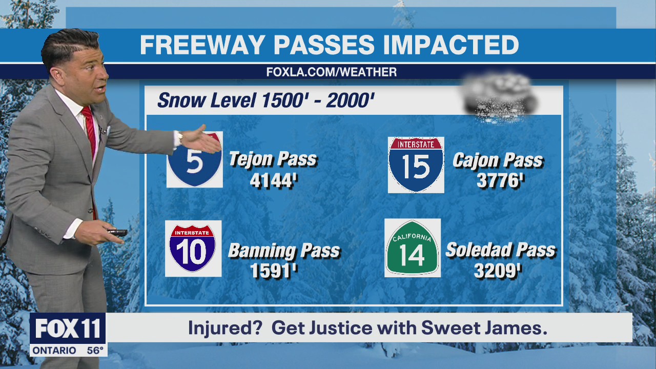 Weather forecast for Monday, Feb. 20
