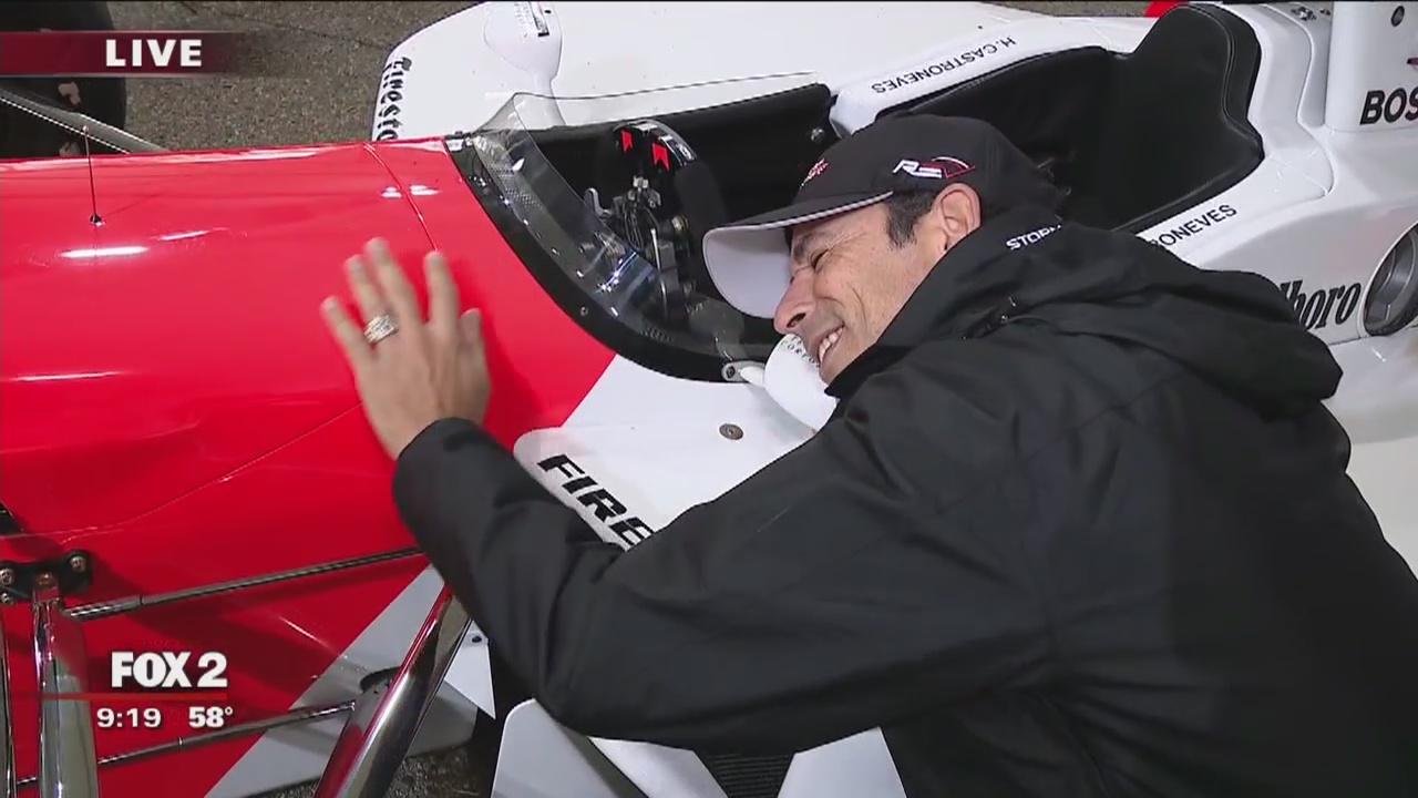 Helio Castroneves Reunites with Winning Wheels