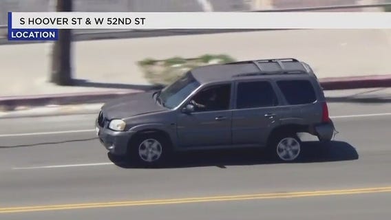 Wild pursuit: Suspect continues police chase in disabled vehicle