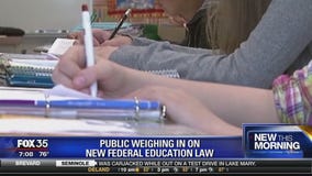 Public weighing in on new federal education law