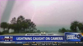 Lightning caught on camera