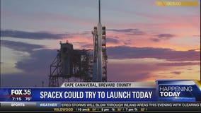 SpaceX could try and launch today