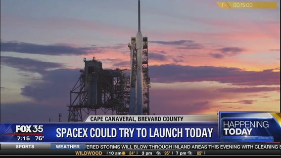 SpaceX could try and launch today
