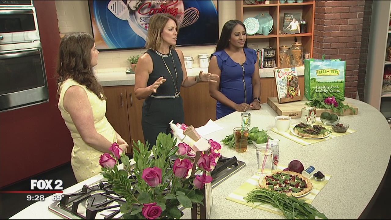 Dandelion and rose eats with Fresh Thyme Farmers Market