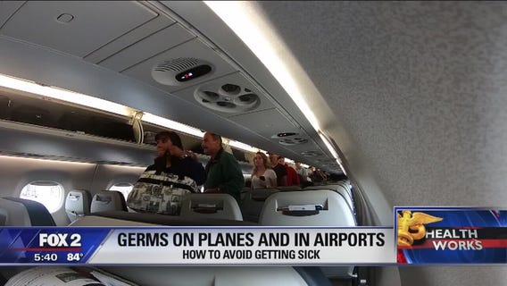Germs are everywhere on airplanes. Here's how to avoid getting sick.