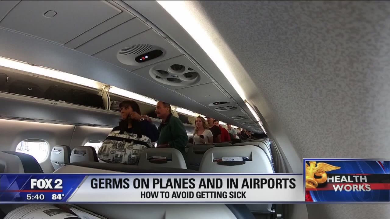 Germs are everywhere on airplanes. Here's how to avoid getting sick.