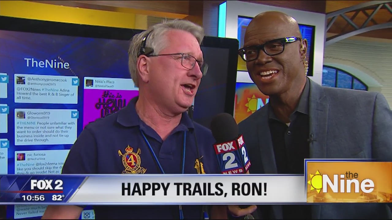 Stagehand Ron Brown retires