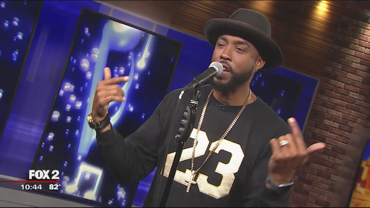 Montell Jordan and Adina Howard at Back to the '90s in Detroit June 28