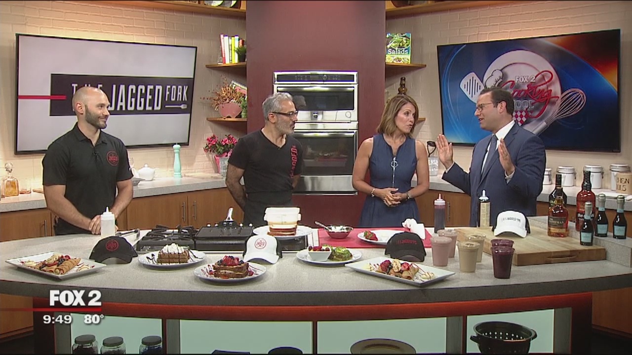 Red white and blue breakfast with The Jagged Fork