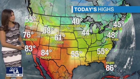 Weather Forecast for Wednesday, Nov. 1